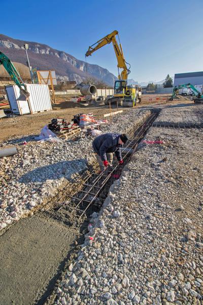 Suivi de chantier village d'entreprises Sillingy (du 5 au 18 décembre)